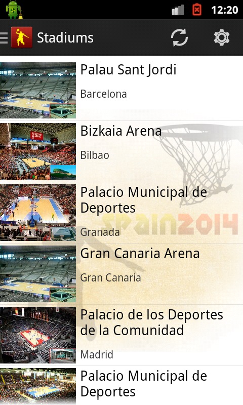 Basket World Cup Spain Fixture截图4