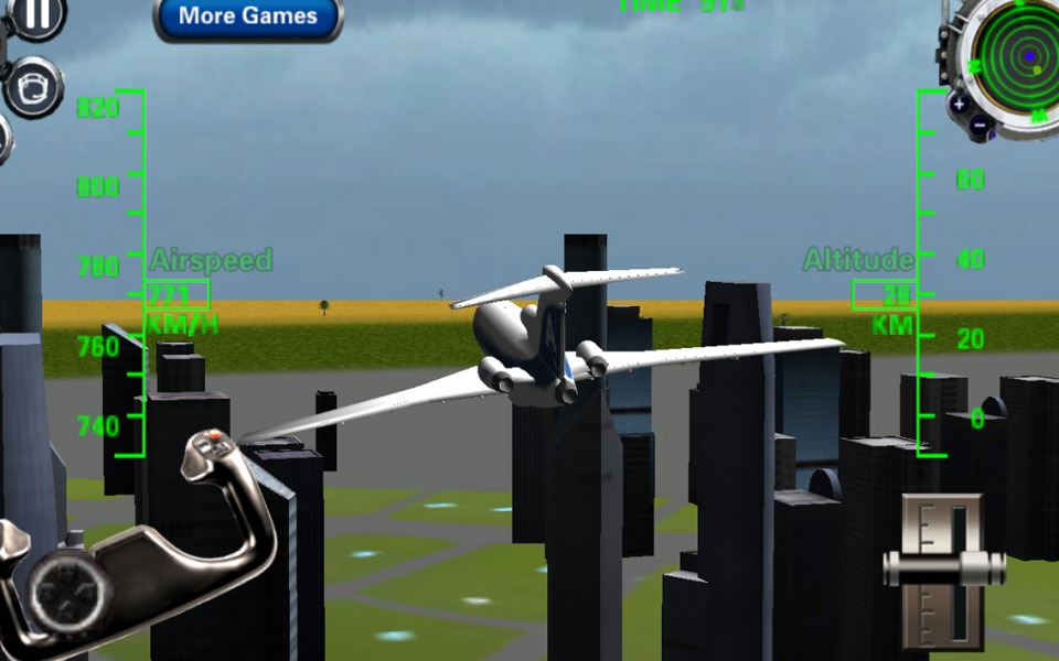 飞机飞行3D疯狂截图1