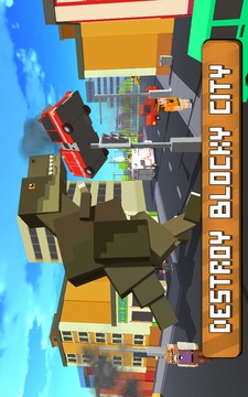 Blocky Zilla: City Crush截图