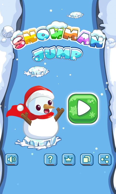 Snowman Jump - Christmas Games截图3