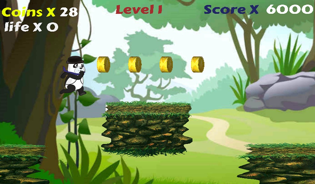 Crazy Panda Madness Run截图1