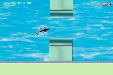 Flappy Little Dolphin截图2