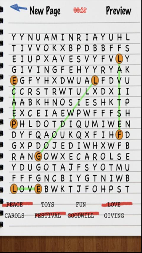Word Search PuzzleMania (Free)截图3
