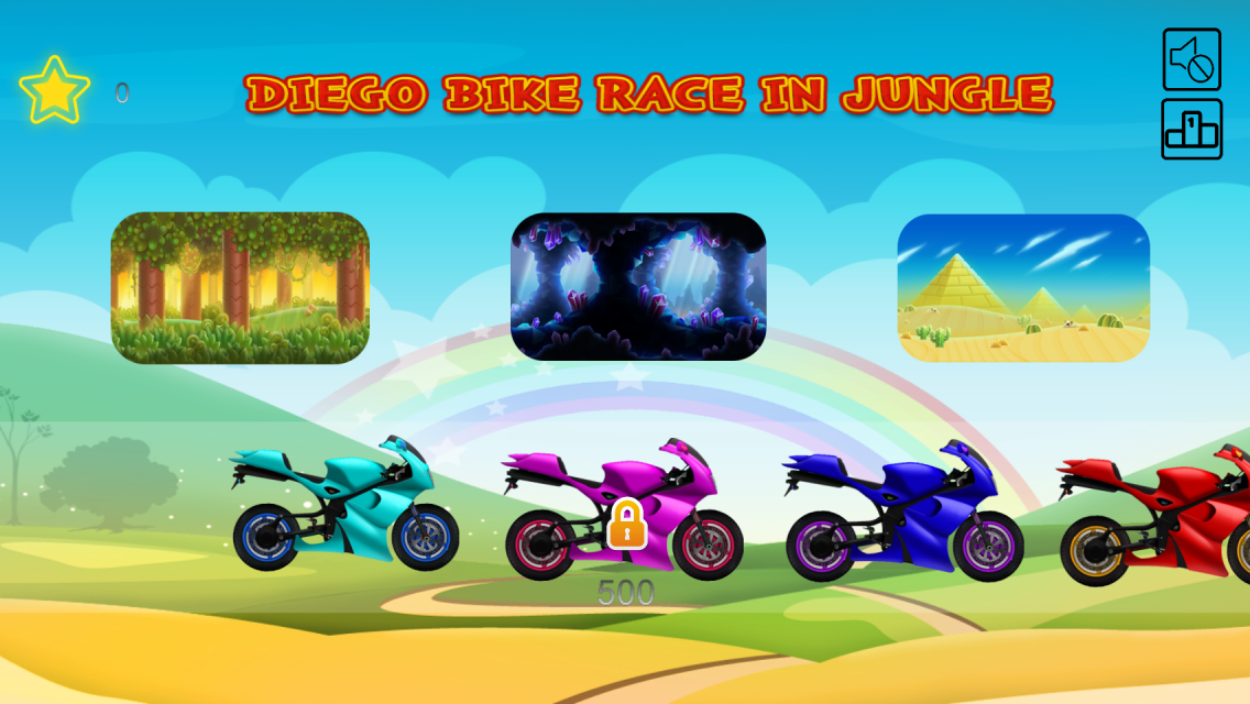 diego bike race in jungle截图2