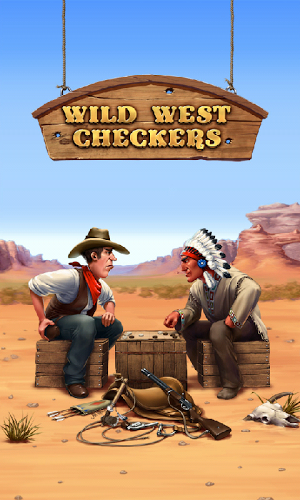 狂野西部跳棋 Wild West Checkers Free截图1