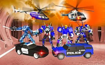 US Police Robot War Multi Robot Transform Games截图3