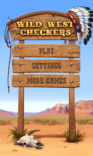 狂野西部跳棋 Wild West Checkers截图2