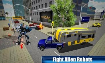 Super Robot Transformation Camper Van Truck Driver截图4