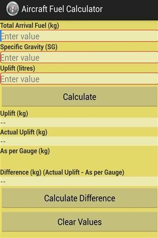 飞机燃料计算器截图4
