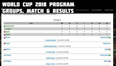 Game World Cup 2018 : program Fantasy football截图1