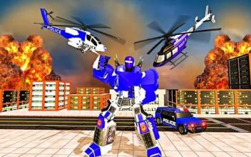 US Police Robot War Multi Robot Transform Games截图1