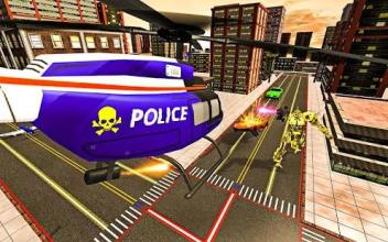 US Police Robot War Multi Robot Transform Games截图5