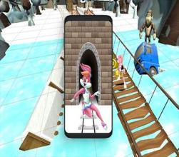 Lonney Toons -Dash lola revived Rabbit Game 3D截图1