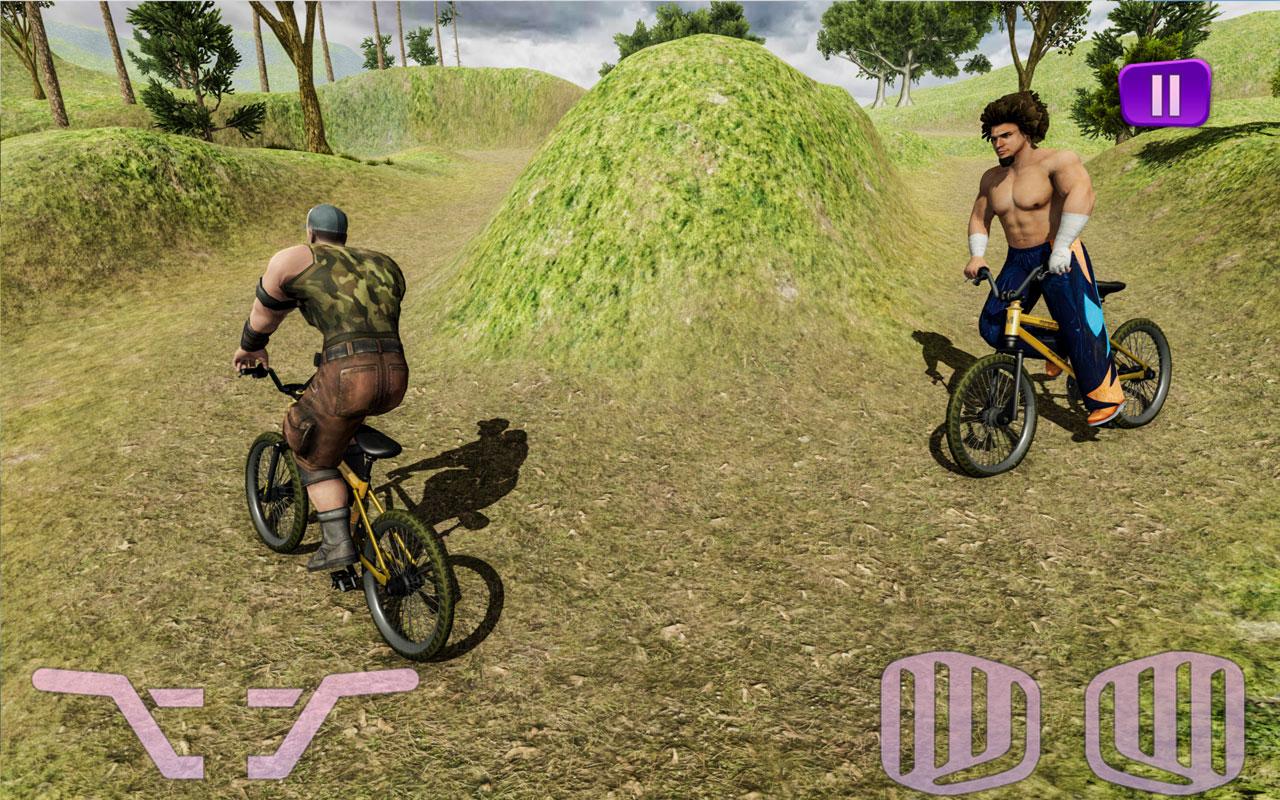 Wrestlers Bike Race Free截图1