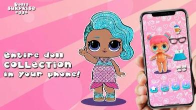 Lol Surprise Eggs Dress up Dolls截图2