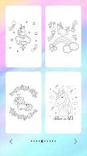 unicorn number coloring book截图1