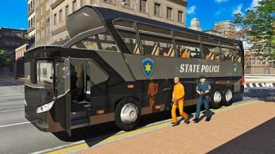 US Prison Transport: Police Bus Driving截图3