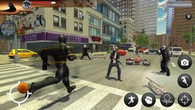 Panther Superhero Bank Robbery Gangster Chase Game截图2