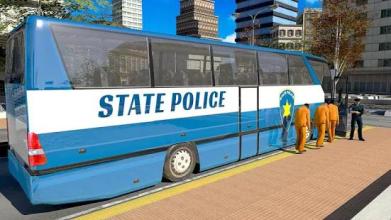 US Prison Transport: Police Bus Driving截图2