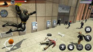 Panther Superhero Bank Robbery Gangster Chase Game截图1