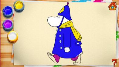 Coloring Moomin截图4