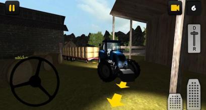 Night Tractor 3D: Hay Transport截图2