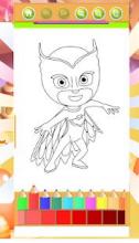 PJ Heros Masks Coloring Pages 2018截图4