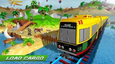 Island Train Cargo Transport Simulator 2018截图2