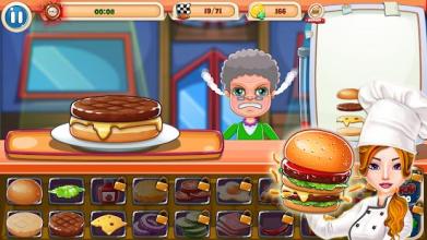 Crazy Burger Chef : Kitchen Fever : Cooking Games截图2