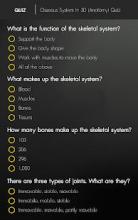 Osseous System in 3D (Anatomy) Quiz截图1