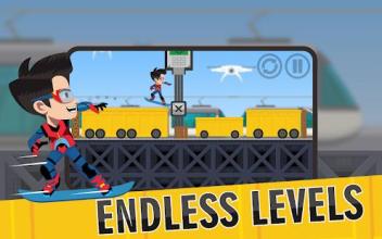 Subway Ejen Super Ali Surfer Adventure截图4