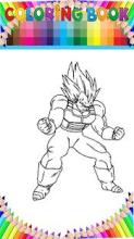 Super saiyan coloring book for fans截图2