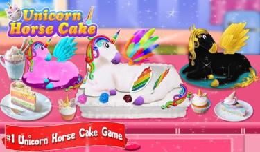 Glittery & Sparkly Rainbow Unicorn Cake Maker!截图5