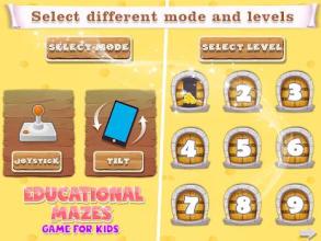 Educational Mazes game for Kids截图4