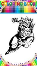 Super saiyan coloring book for fans截图4