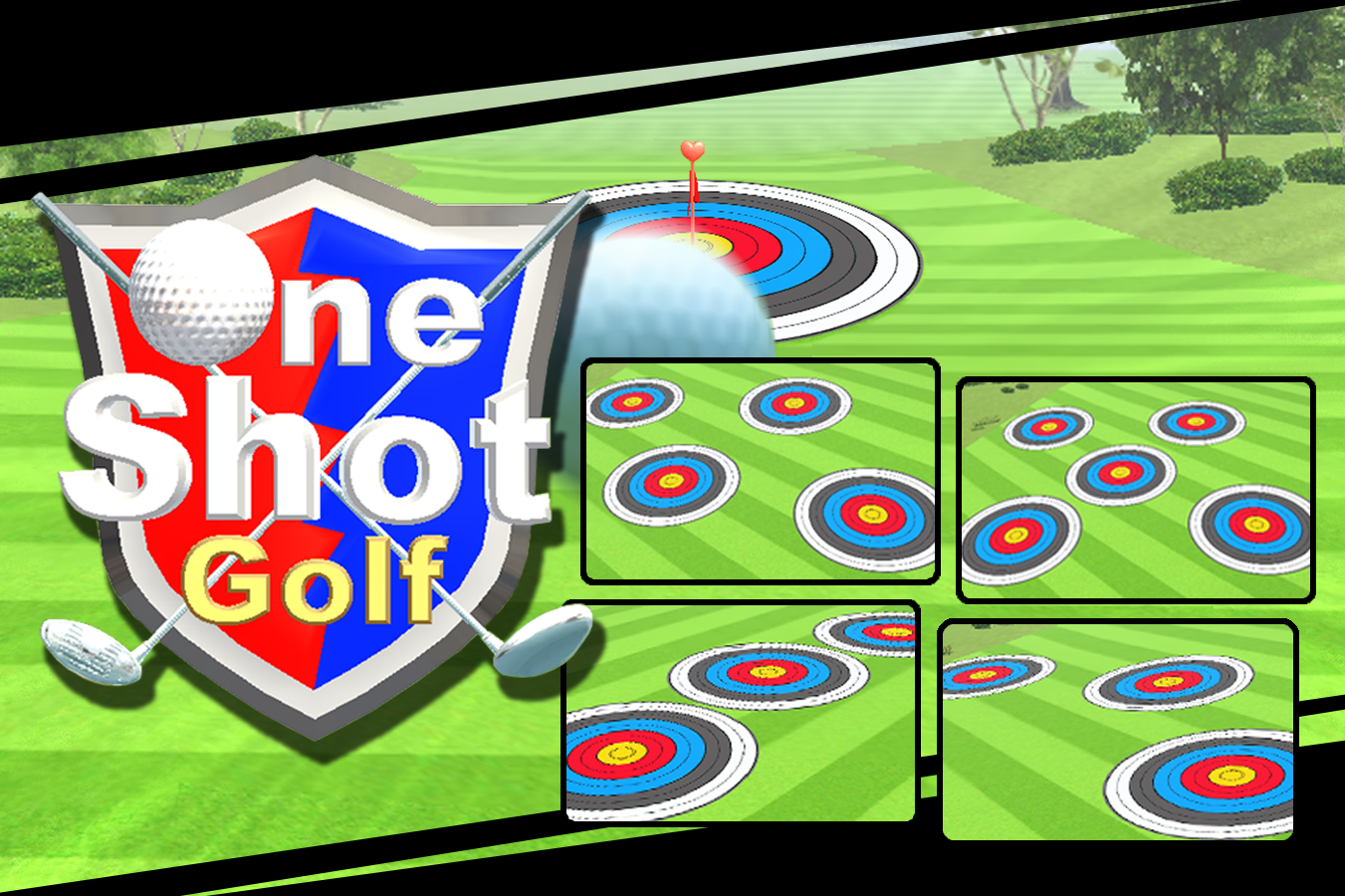 One Shot Golf - Simple Battle截图1