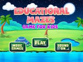 Educational Mazes game for Kids截图2