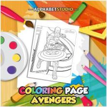 Coloring Page Of Avenger截图4