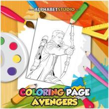 Coloring Page Of Avenger截图3