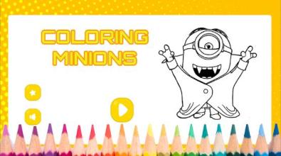 Cartoon Minions - Free Coloring Book截图3