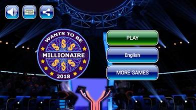 Millionaire Quiz Game Of 2018截图1