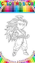 Super saiyan coloring book for fans截图1