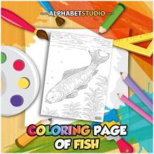 Coloring Page Of Fish截图3