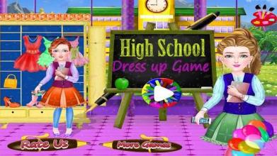 High School Girl Dressup Game截图5