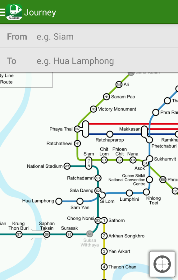 NAVITIME Transit - 泰国曼...截图2