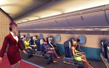 Virtual Air Hostess: Modern Attendant Simulator 3D截图3