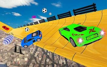 Superhero Car Racing Games:Mega Ramp Stunts截图2