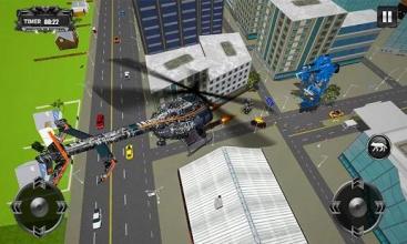 Helicopter Robot Transform Futuristic Robot Wolf截图4