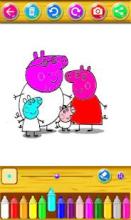 Coloring Pepa Pig for fans截图3