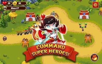 Kingdom of Warriors TD: Evil Rush (Tower Defense)截图5